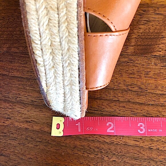 ❌SOLD❌ Michael KORS Sandals, Leather Open Toe ESPADRILLE! - Picture 14 of 16